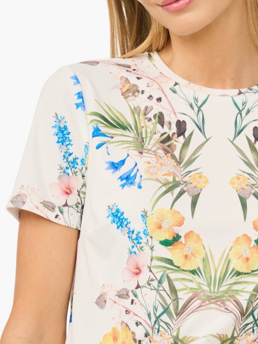 Ted Baker Floral Graphic T-shirt - Picture 4 of 11
